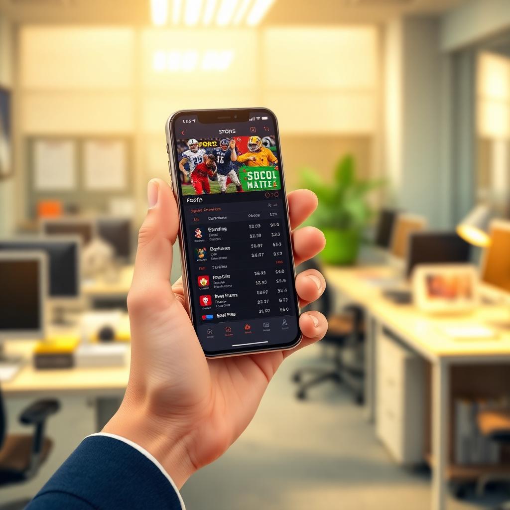 SpinBoss sportweddenschappen op mobiel